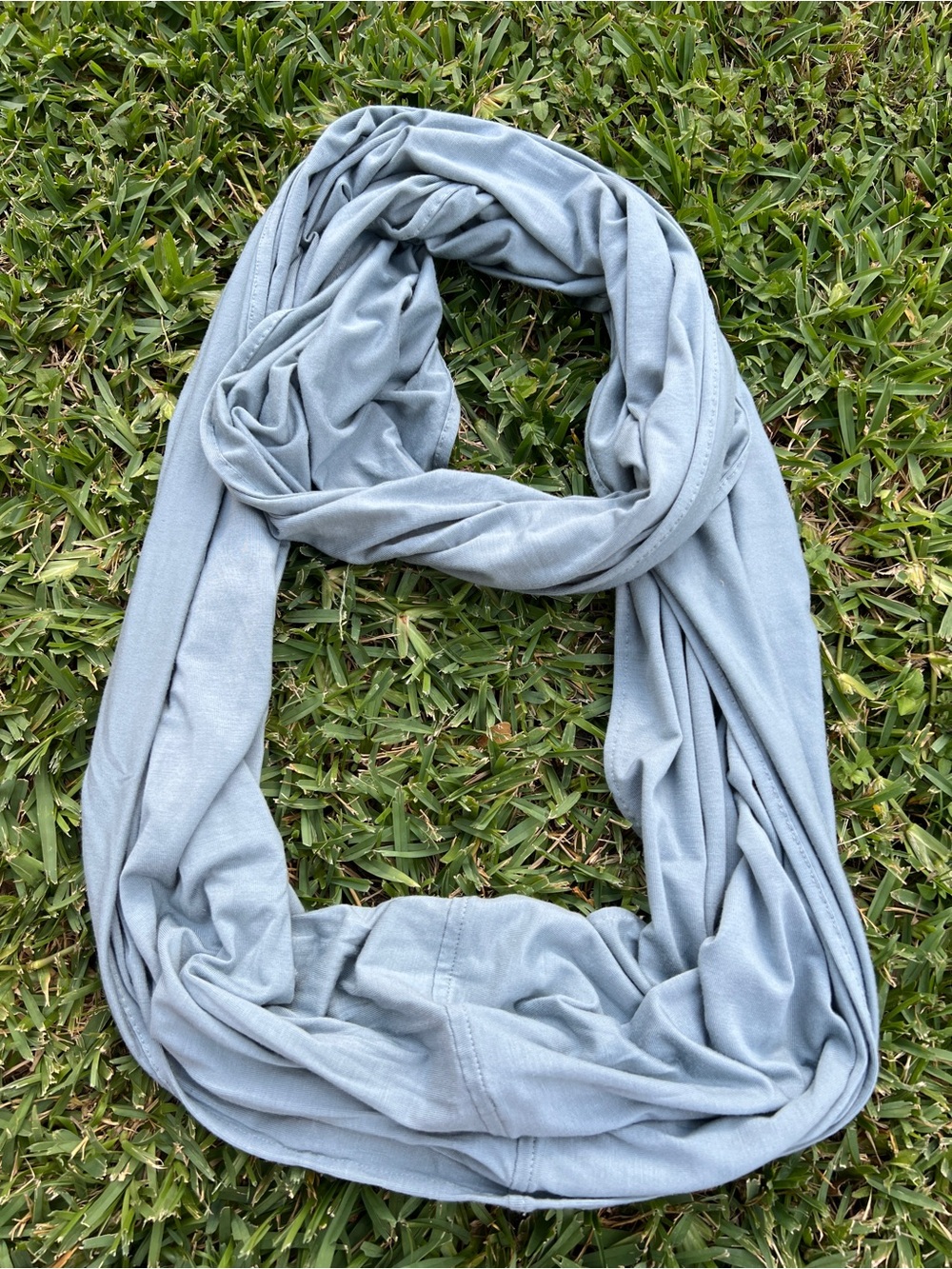 Soma Baby Blue Butter Soft Womens Yoga Infinity Scarf Convertible Wrap
